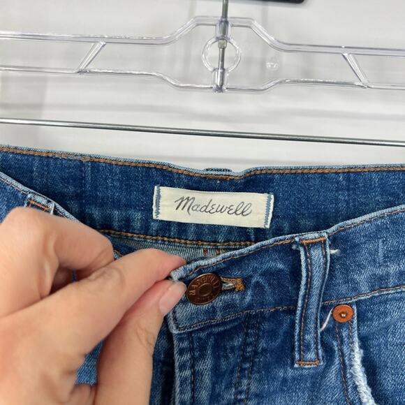 Madewell The Perfect Vintage Crop Jeans Bellbrook Wash Comfort Stretch Edition - Picture 4 of 10